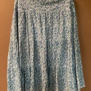 CHAPS tiered prairie skirt XL